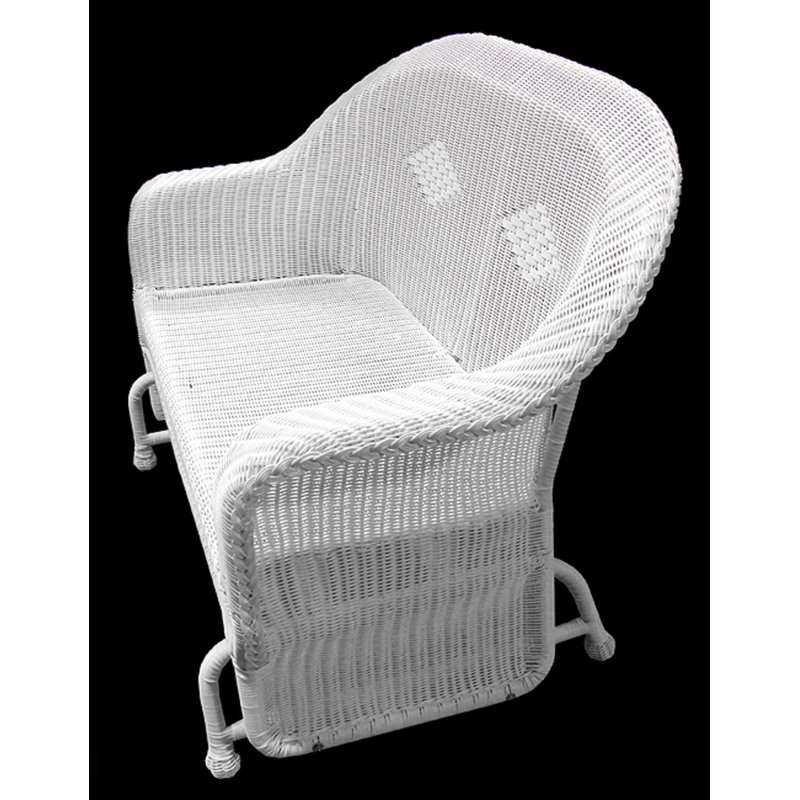 LB International Resin Wicker Double Glider Chair Wayfair